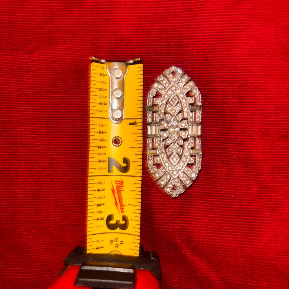 Silver Ornate Brooch